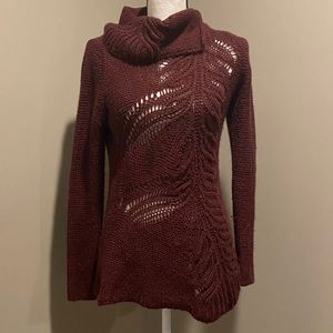 Anthropologie Moth asymmetrical knit sweater